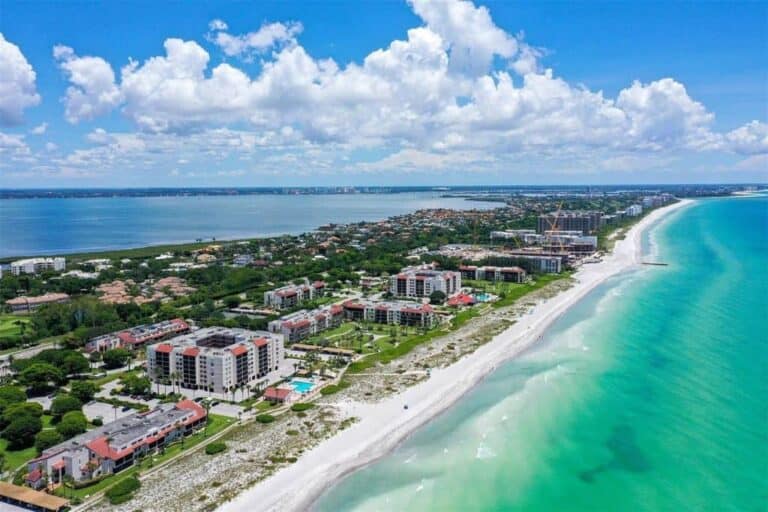 Seaplace Condos in Longboat Key, FL. - Waterfront Aerial