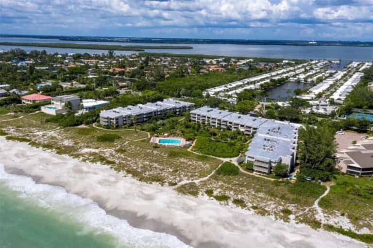Shore Condos in Longboat Key, FL. - Aerial