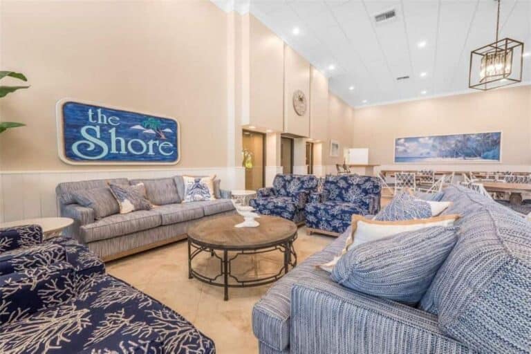 Shore Condos in Longboat Key, FL. - Clubroom