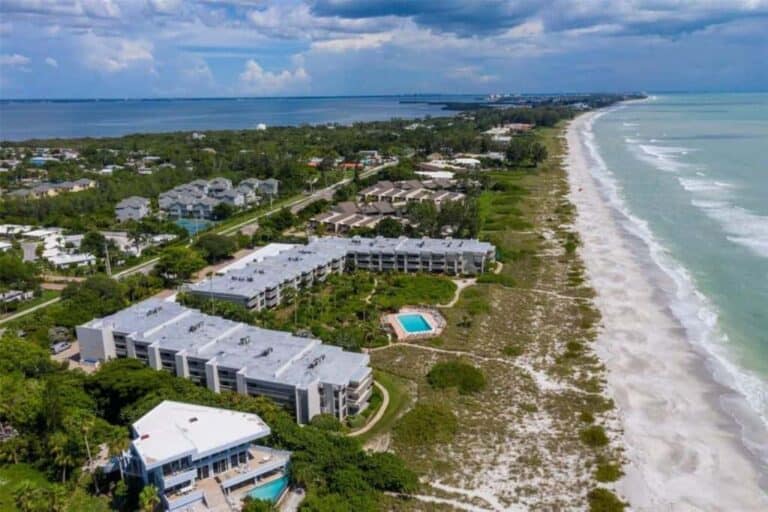 Shore Condos in Longboat Key, FL. - Waterfront Aerial
