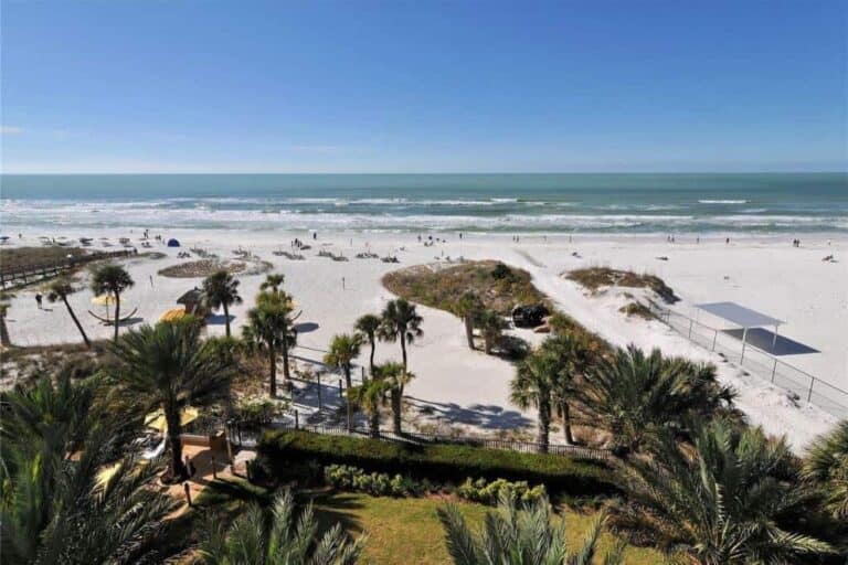 Siesta Key Beach Residences Condos in Siesta Key, FL. - Beach Aerial