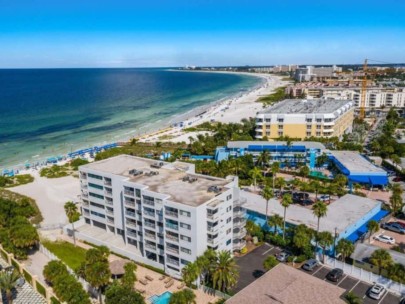 Siesta Sands Condos in Siesta Key, FL. - Waterfront Aerial