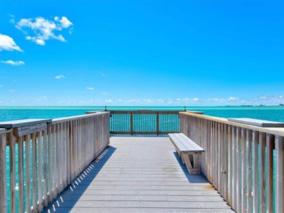 Siesta Towers Condos in Siesta Key, FL. - Dock