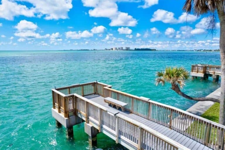 Siesta Towers Condos in Siesta Key, FL. - Dock