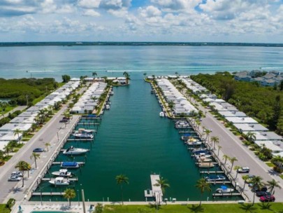 Spanish Main Condos Longboat Key, FL - Marina Aerial