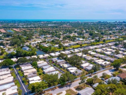 Strathmore Riverside Condos in Sarasota, FL. - Aerial