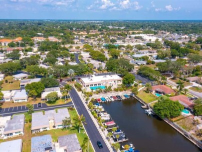 Strathmore Riverside Condos in Sarasota, FL. - Marina Aerial