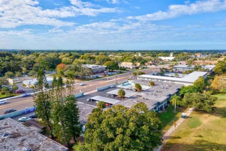 Village Green Condos For Sale in Sarasota, FL. - Aerial