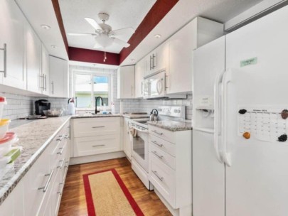 Strathmore Villas in Sarasota, FL. - Clubhouse Kitchen