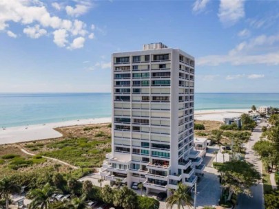 Terrace Condos in Siesta Key, FL. - Aerial of Building