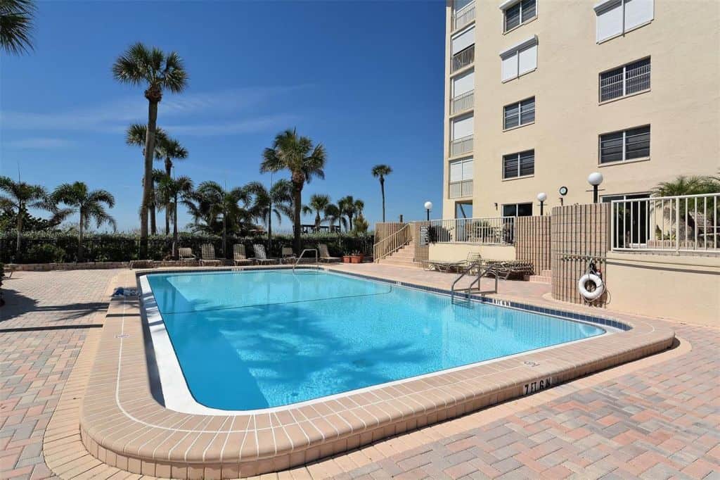 Tiffany Plaza Condos in Longboat Key, FL. - Pool