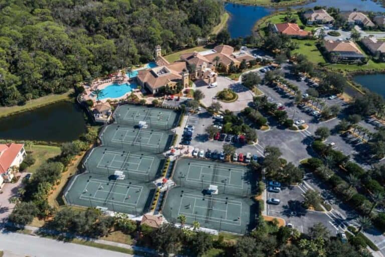 Venetian Golf and River Club Condos in Venice, FL. - Aerial View