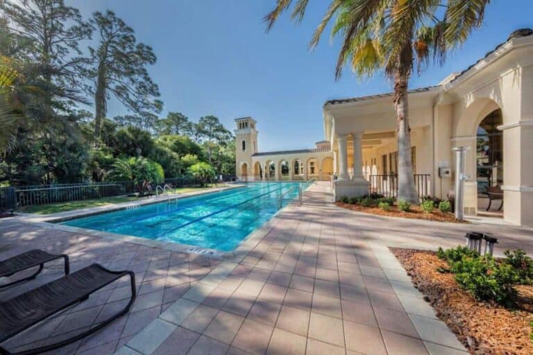 Venetian Golf and River Club Condos in Venice, FL. - Lap Pool