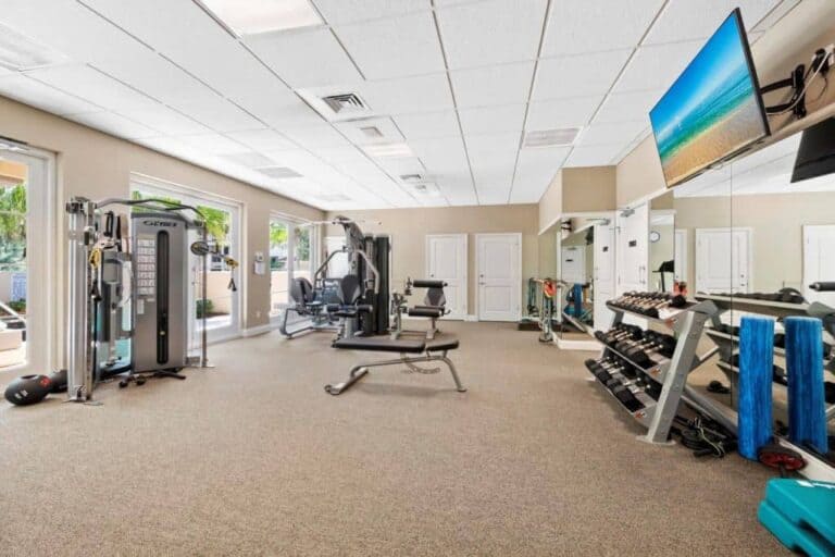 Vizcaya Condos in Longboat Key, FL. - Fitness Room
