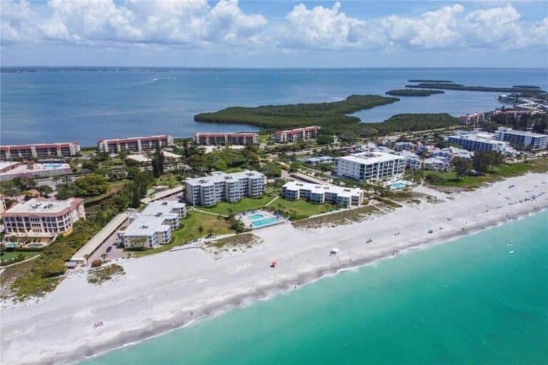 Westchester Condos in Longboat Key, FL. - Waterfront Aerial