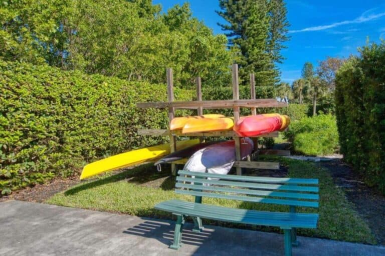 Westchester Condos in Longboat Key, FL. - Canoe Storage