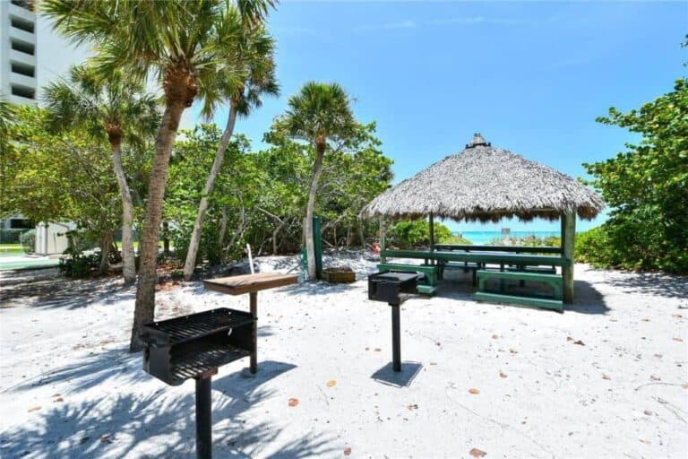 Whispering Sands Condos in Siesta Key, FL. - BBQ Area