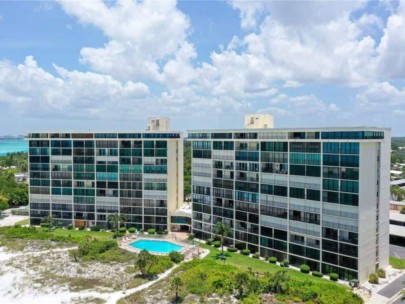 Whispering Sands Condos in Siesta Key, FL. - Towers Aerial