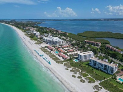 Windward Bay Condos in Longboat Key, FL. - Waterfront Aerial