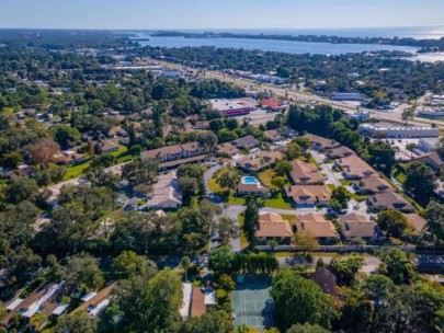 Woodside Terrace Condos in Sarasota, FL. - Aerial