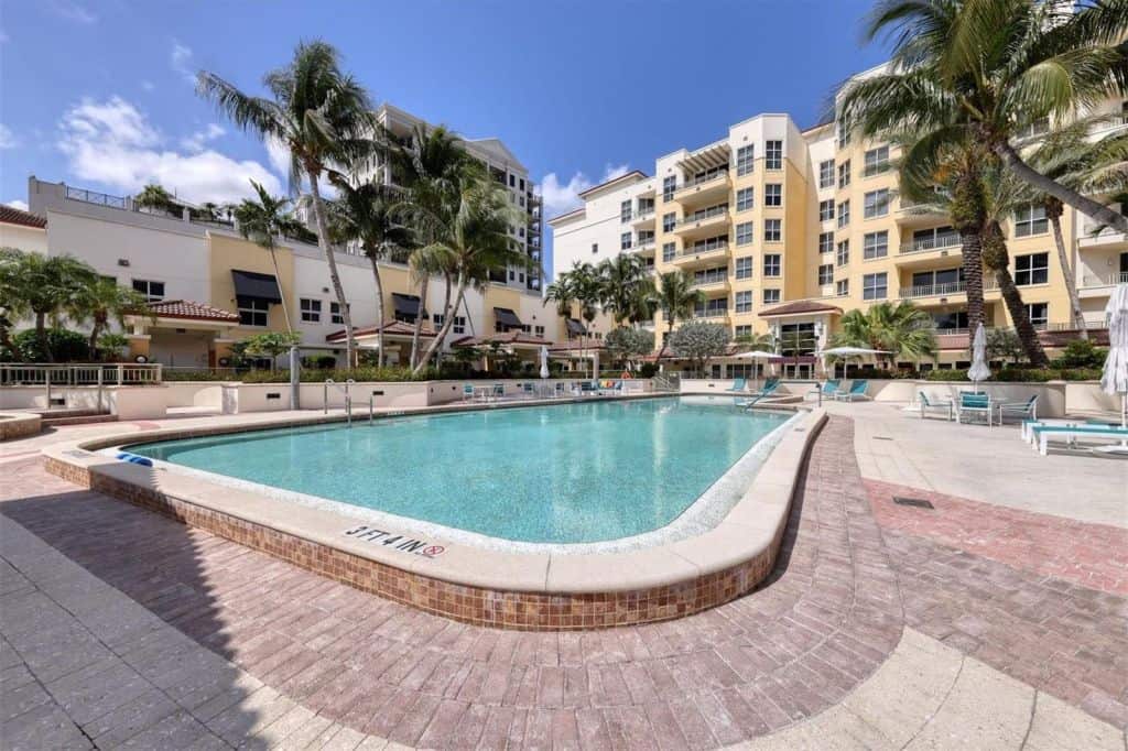 One Hundred Central Condos in Downtown Sarasota, FL - Pool