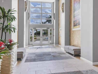 One Hundred Central Condos in Downtown Sarasota, FL. - Entrance