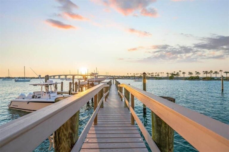One88 Condos in Downtown Sarasota, FL. - Docks