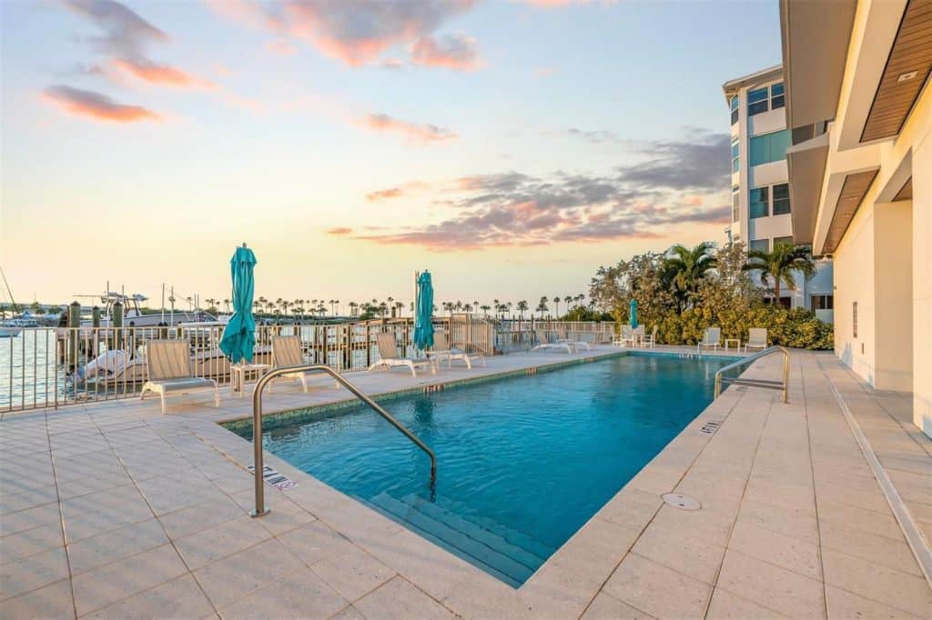 One88 Condos in Downtown Sarasota, FL. - Pool