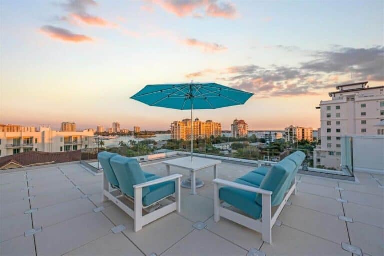 One88 Condos in Downtown Sarasota, FL. - Rooftop Terrace