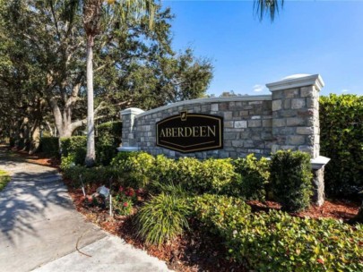 Aberdeen Homes in Parrish, FL. - Entrance Sign