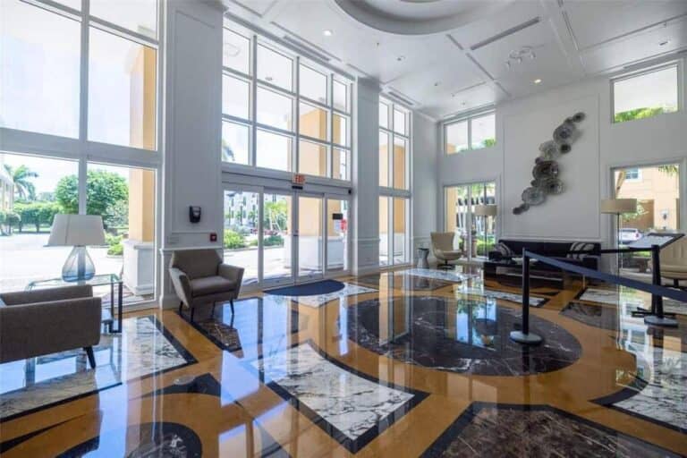 Alinari Condos in Downtown Sarasota, FL. - Lobby Entry of Building