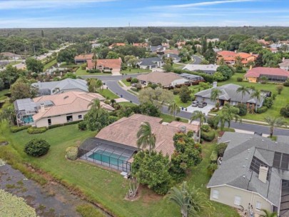 Amberlea Homes in Sarasota, FL. - Aerial