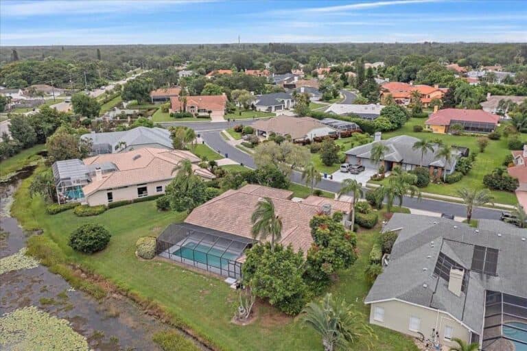 Amberlea Homes in Sarasota, FL. - Aerial