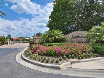 Amberlea Homes in Sarasota, FL. - Entrance Sign