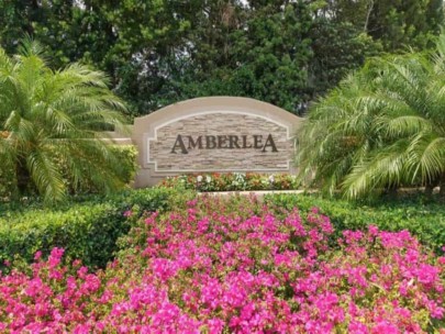 Amberlea Homes in Sarasota, FL. - Entrance Sign