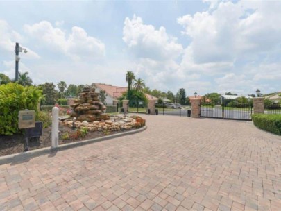 Amberlea Homes in Sarasota, FL. - Gated Entrance