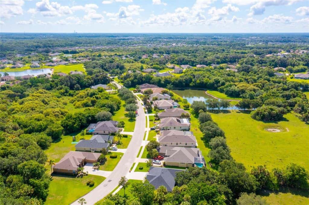 Ancient Oaks Homes in Parrish, FL. - Aerial