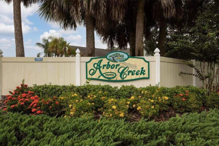 Arbor Creek Homes in Palmetto, FL. - Entrance Sign