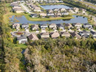 Arbor Lakes Homes in Palmer Ranch Sarasota, FL. - Aerial