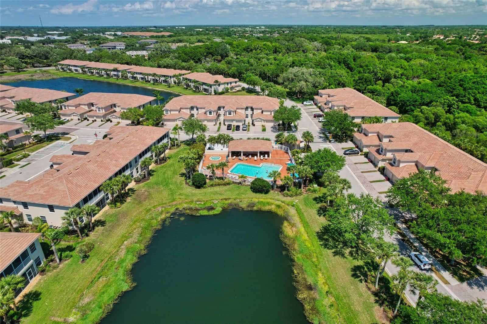 Arielle COndos For Sale in Palmer Ranch Sarasota, FL. - Aerial