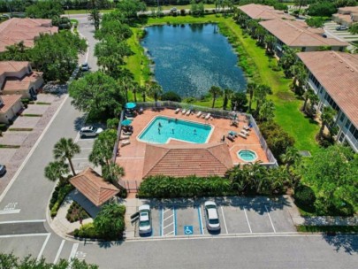 Arielle Condos in Palmer Ranch Sarasota, FL. - Pool Aerial