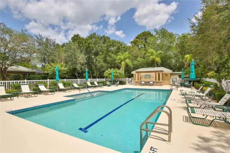 Avalon Villas in Palm Aire Sarasota, FL. - Lap Pool