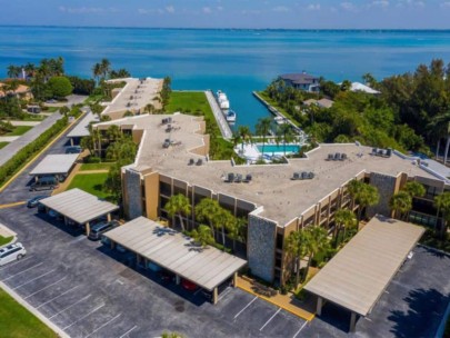 Bay Harbour Condos in Longboat Key, FL. - Aerial