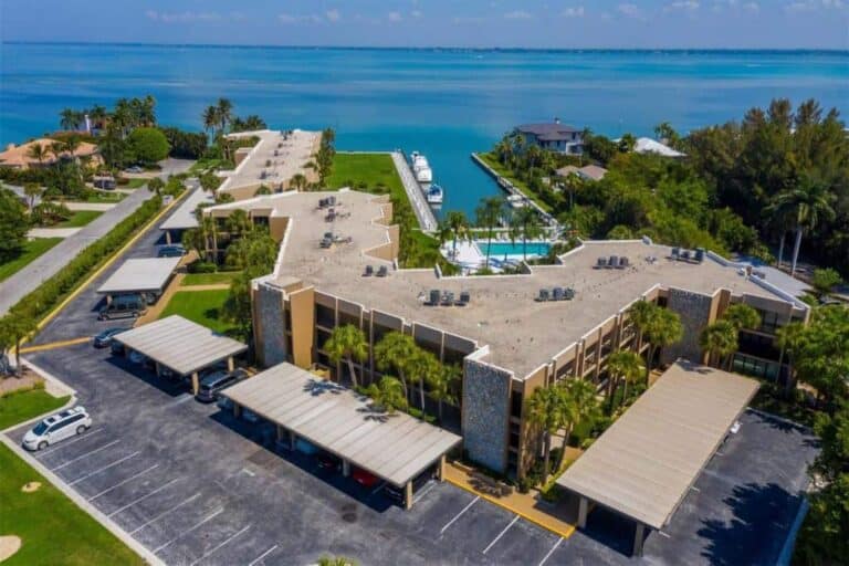 Bay Harbour Condos in Longboat Key, FL. - Aerial