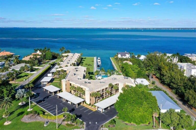 Bay Harbour Condos in Longboat Key, FL. - Aerial