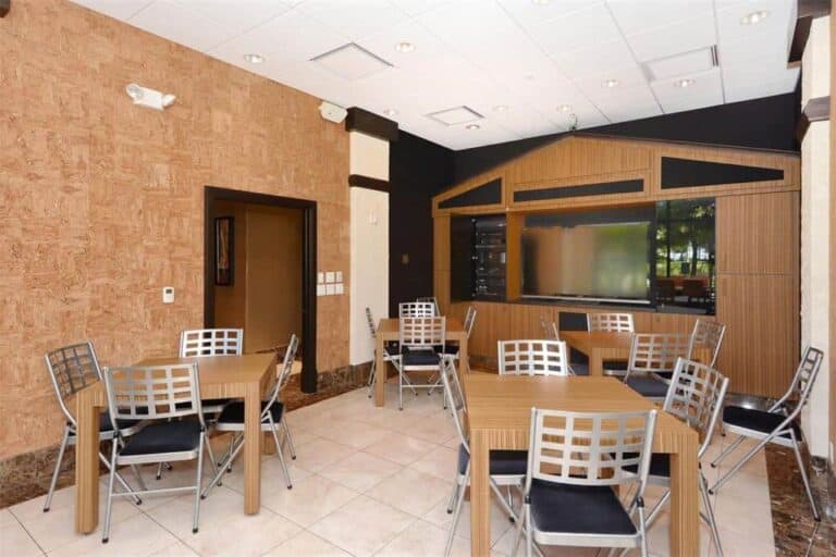 Bay Plaza Condos in Downtown Sarasota, FL. - Clubroom - TV