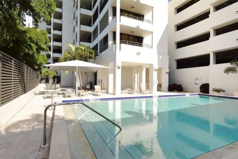 Bay Plaza Condos in Downtown Sarasota, FL. - Pool