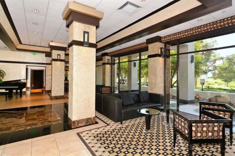 Bay Plaza Condos in Downtown Sarasota, FL. - Lobby
