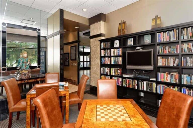 Bay Plaza Condos in Downtown Sarasota, FL. - Library