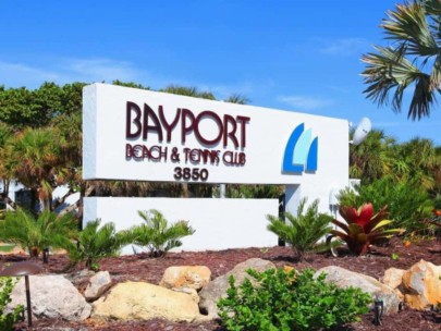 Bayport Condos in Longboat Key, FL. - Entrance Sign